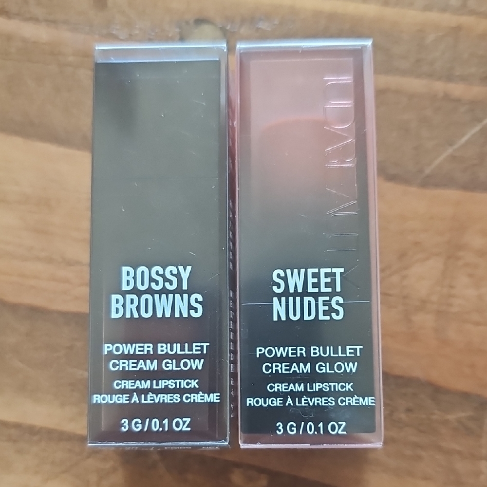 Huda Beauty Cream Glow Lipstick Duo